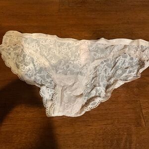 Brand new with tags lacy rare abd collectible nude undies size M . Must have !